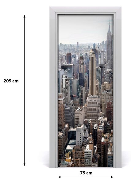 Fototapeta samolepiace na dvere New York 75x205 cm
