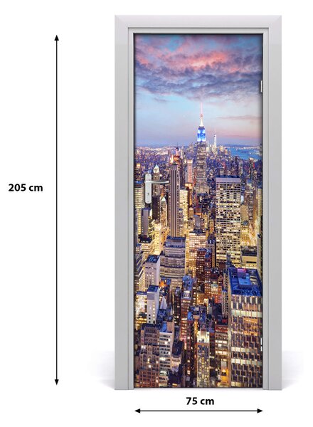 Fototapeta samolepiace na dvere New York 75x205 cm