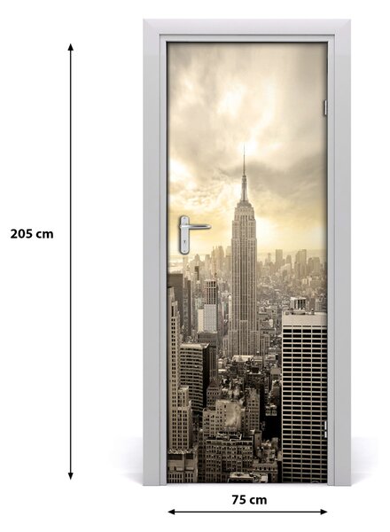 Fototapeta samolepiace dvere Manhattan New York 75x205 cm