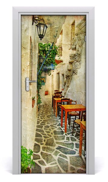 Fototapeta samolepiace na dvere Grécke krčmy 85x205 cm