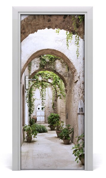 Fototapeta samolepiace na dvere zámok Arkády 85x205 cm