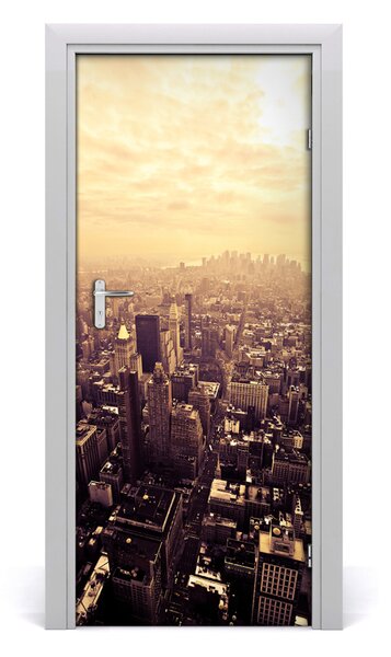 Fototapeta samolepiace dvere Manhattan New York 85x205 cm