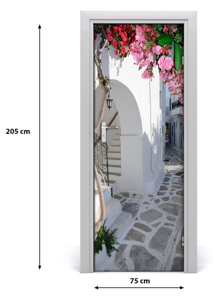 Fototapeta samolepiace na dvere grécka venisce 75x205 cm