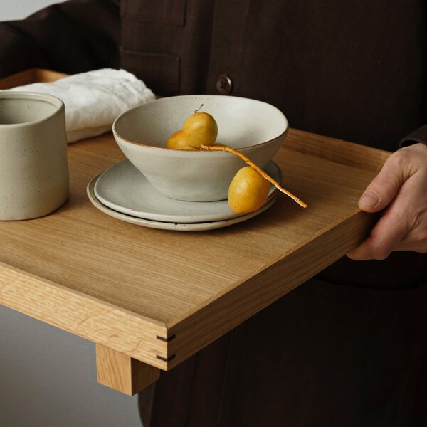 Drevený podnos Bon X Small, Oak – Ferm Living