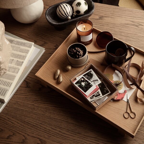 Drevený podnos Bon X Small, Oak – Ferm Living