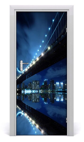 Fototapeta samolepiace dvere Manhattan New York 85x205 cm