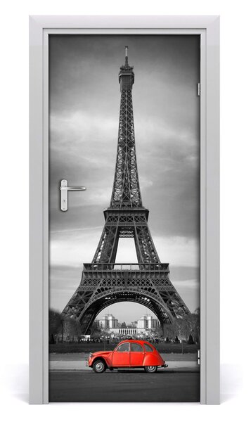 Fototapeta samolepiace na dvere Eiffelova veža 85x205 cm