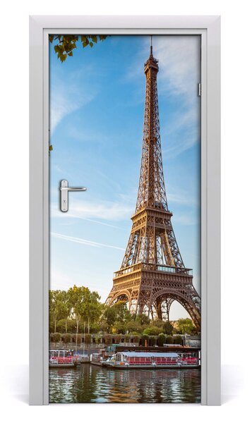 Fototapeta samolepiace na dvere Eiffelova veža 85x205 cm