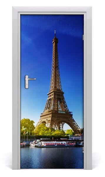 Fototapeta samolepiace na dvere Eiffelova veža 85x205 cm