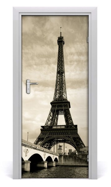 Fototapeta samolepiace na dvere Eiffelova veža 85x205 cm