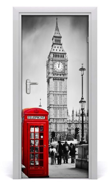 Fototapeta samolepiace na dvere Elizabeth Tower Londýn 85x205 cm