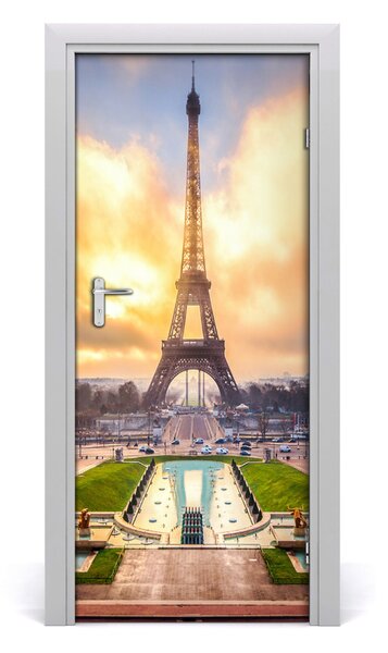 Fototapeta samolepiace na dvere Eiffelova veža 85x205 cm