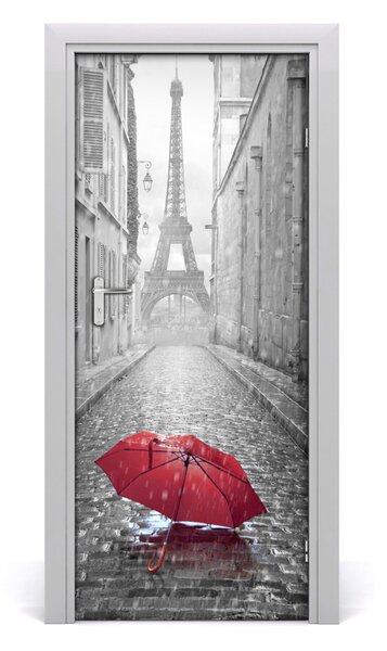 Fototapeta samolepiace na dvere dáždnik Francúzsko 85x205 cm
