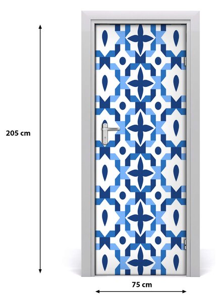 Fototapeta na dvere geometrické pozadie 75x205 cm