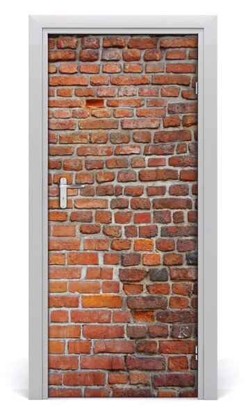 Fototapeta na dvere tehlová stena 85x205 cm