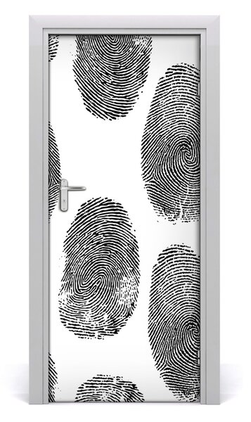Fototapeta na dvere odtlačky prstov 85x205 cm