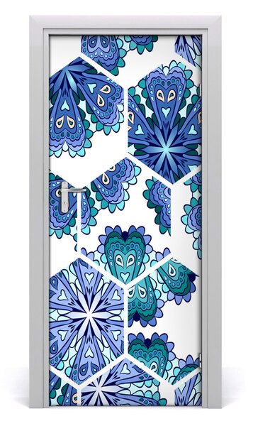 Fototapeta na dvere mandala 85x205 cm