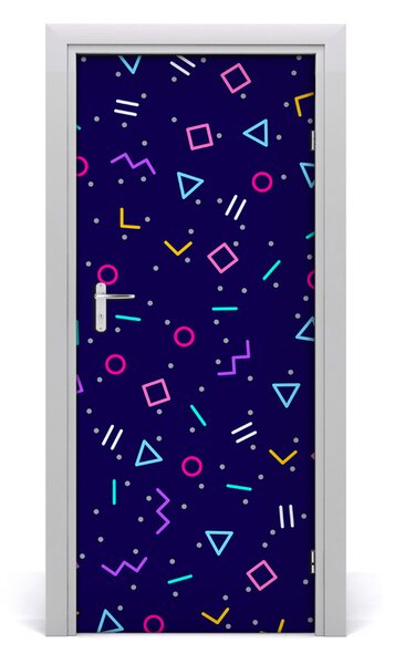 Fototapeta na dvere geometrické pozadie 85x205 cm