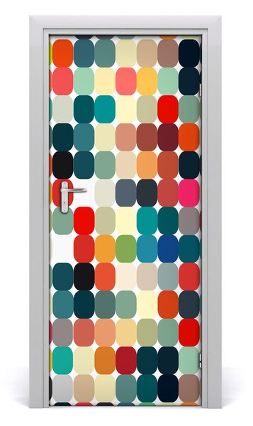 Fototapeta na dvere geometrické pozadie 85x205 cm