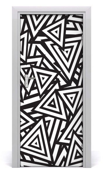 Fototapeta na dvere trojuholníky pozadia 85x205 cm