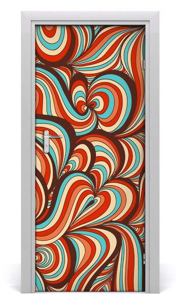 Fototapeta na dvere virující vzor 85x205 cm