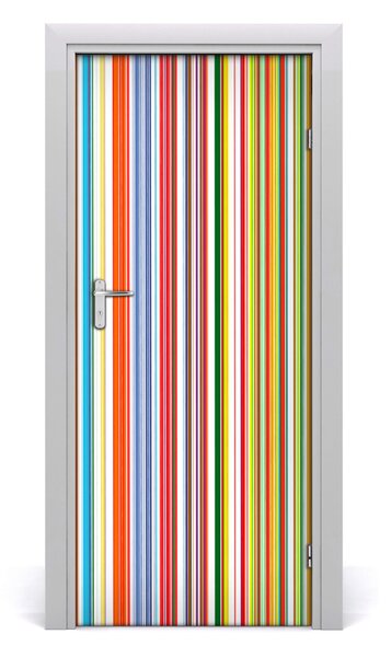 Fototapeta na dvere farebné pásy 85x205 cm