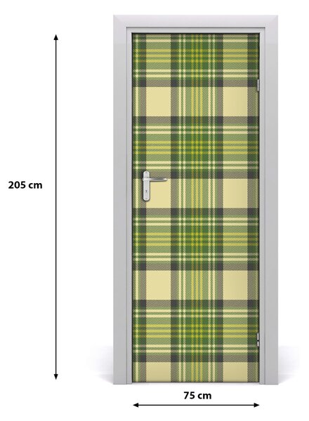 Fototapeta na dvere zelená mreža 75x205 cm