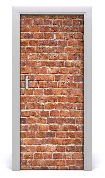Fototapeta na dvere tehlová stena 85x205 cm