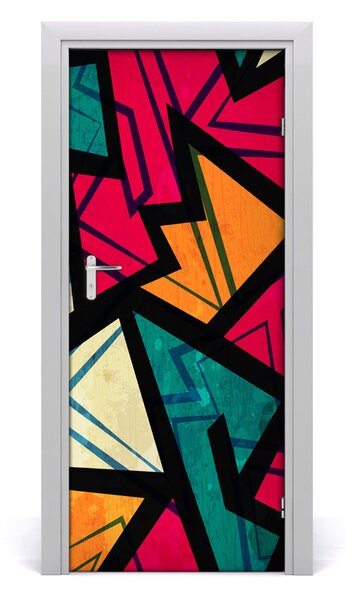 Fototapeta na dvere geometrické pozadie 85x205 cm