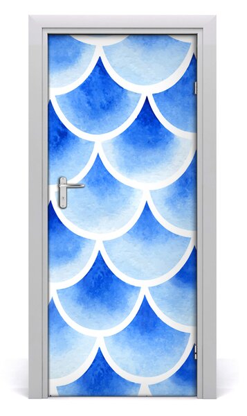 Fototapeta na dvere rybie šupiny 85x205 cm