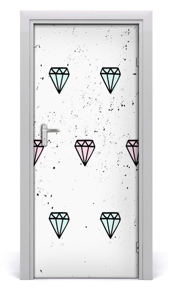 Fototapeta na dvere diamanty 85x205 cm