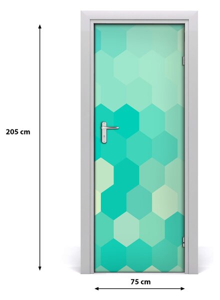Fototapeta na dvere geometrické pozadie 75x205 cm