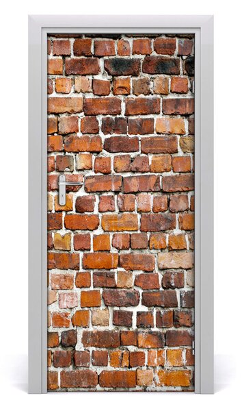 Fototapeta na dvere tehlová stena 85x205 cm