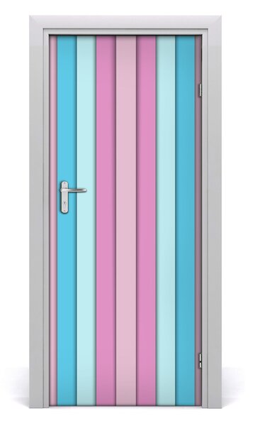 Fototapeta na dvere farebné pásy 85x205 cm