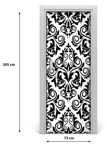 Fototapeta na dvere ornamenty 75x205 cm