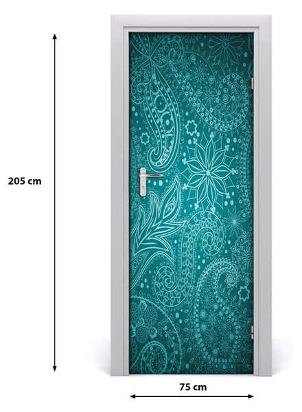 Fototapeta na dvere ornamenty 75x205 cm