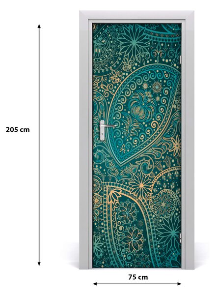 Fototapeta na dvere ornamenty 75x205 cm