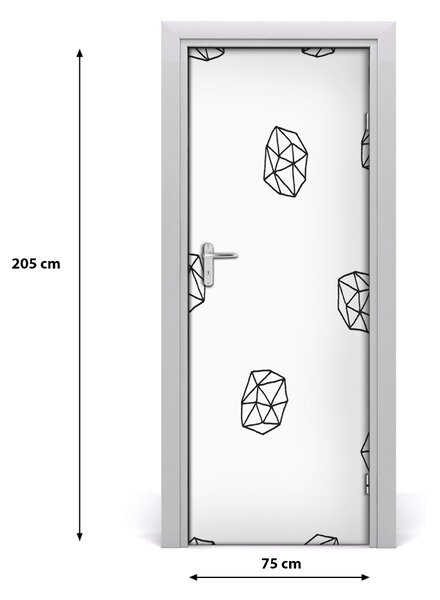 Fototapeta na dvere abstraktné vzor 75x205 cm
