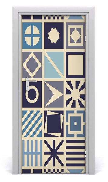 Fototapeta na dvere geometrické pozadie 85x205 cm