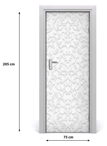 Fototapeta na dvere ornamenty 75x205 cm