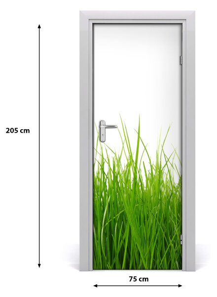 Fototapeta samolepiace zelená tráva 75x205 cm