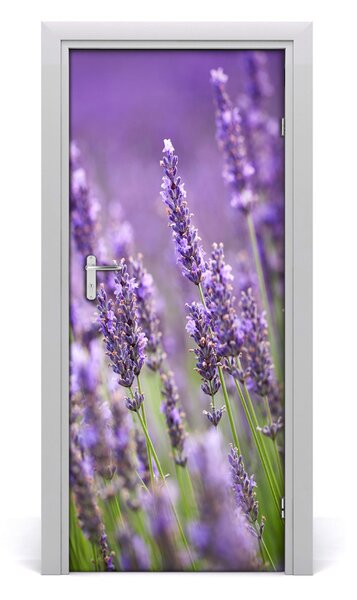 Fototapeta samolepiace poľa levanduľa 85x205 cm
