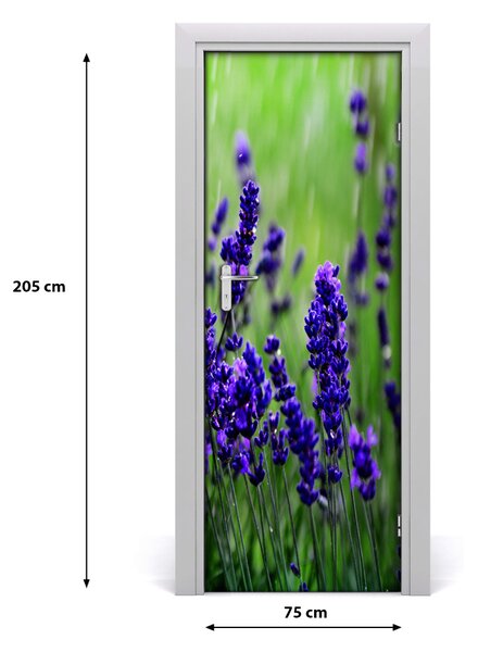 Fototapeta samolepiace pole levanduľa 75x205 cm