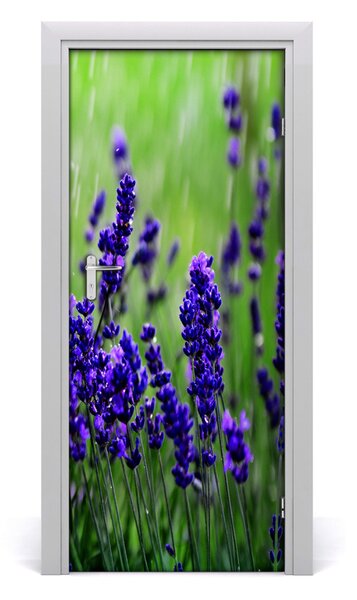Fototapeta samolepiace pole levanduľa 85x205 cm