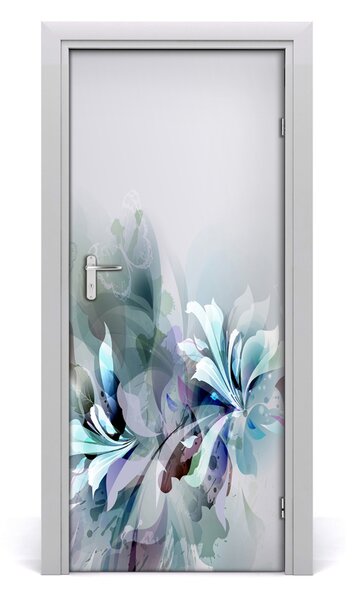 Fototapeta samolepiace Abstrakcyjne kvety 85x205 cm