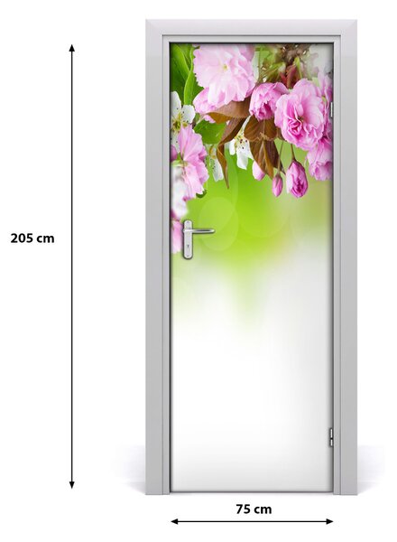 Fototapeta samolepiace jarné kvety 75x205 cm