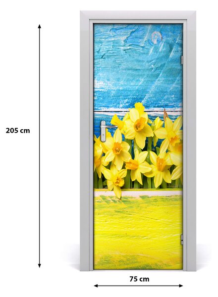 Fototapeta samolepiace narcisy 75x205 cm