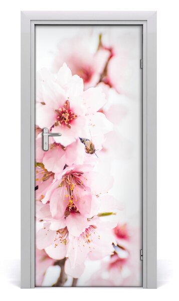 Fototapeta samolepiace kvety mandľovníky 85x205 cm