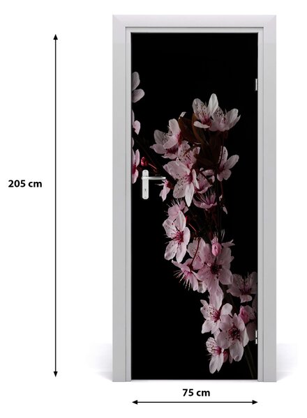 Fototapeta samolepiace kvety višne 75x205 cm