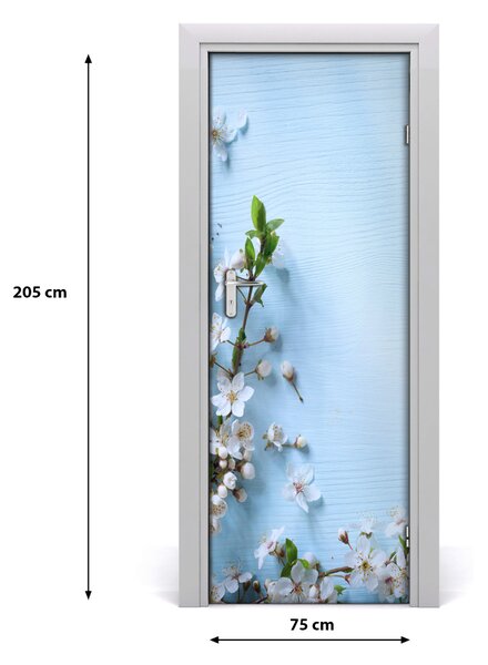 Fototapeta samolepiace kvety višne 75x205 cm